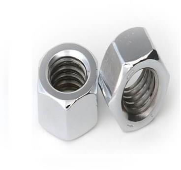 Steel Fastener Hex Nut, Color : Gray