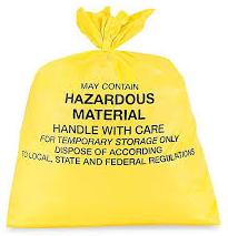 Hazardous Material Disposal Bag