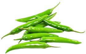 Fresh green chilli, Cultivation Type : Organic