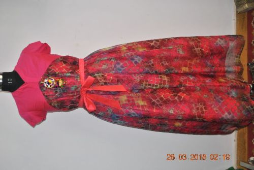 Plain ELV/ 0002 LONG DRESS, Size : M, XL