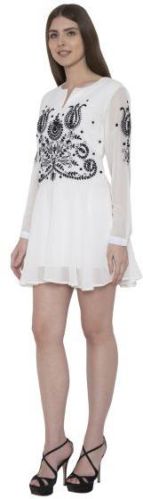 Plain ELV/0006- MINI DRESS, Feature : Soft Texture