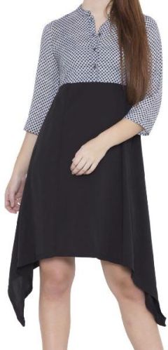 ELV/0007 - YOKE SHORT DRESS, Size : M, XL