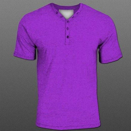 Mens V Neck Cotton T-Shirts, Size : XL, L, XXL