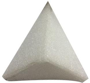 Plain Triangle Foam Corner, Color : White