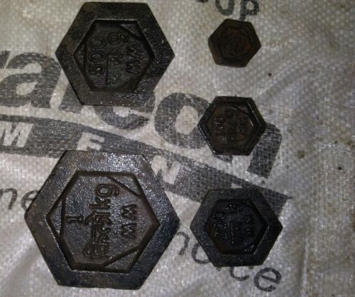 50 Gm To 1Kg Cast Iron Test Weights