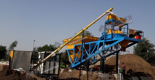 Mobile Concrete Batching Plant