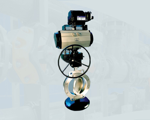Actuated Butterfly Valve