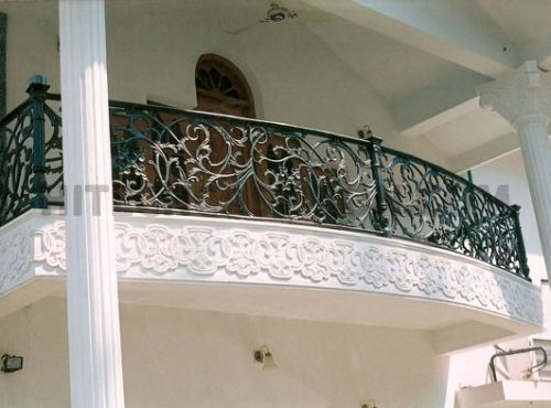 CAST IRON BALCONIES GRILLS