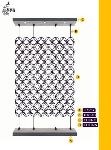 Curtain Room Divider