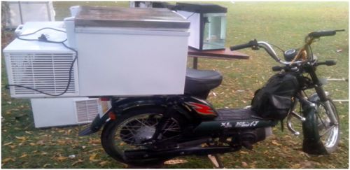 MOPED MOUNTED FREEZER