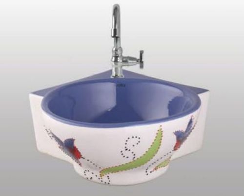 EVA Designer Table Top Wash Basin, Pattern : Printed