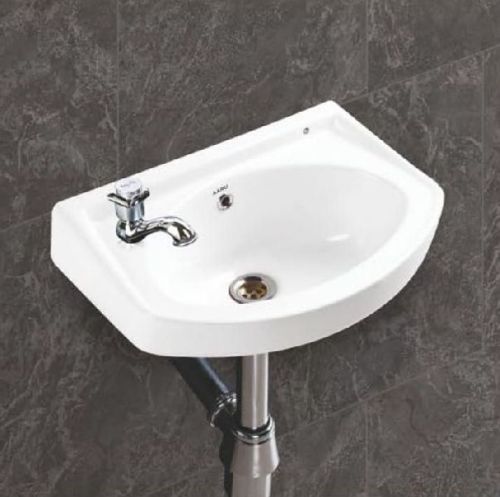 Golden Plain Wall Mounted Wash Basin, Size : 18 Inch