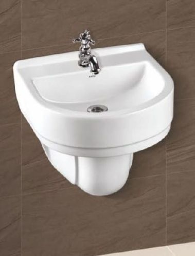 Itano Plain Wall Mounted Wash Basin, Size : 18 Inch