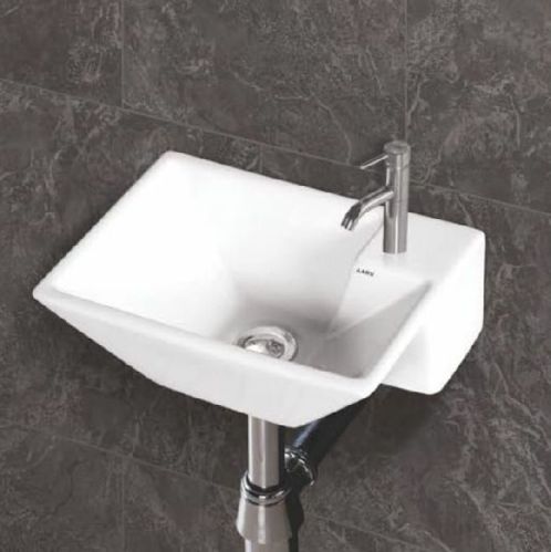 Mega Plain Wall Mounted Wash Basin, Size : 14 Inch