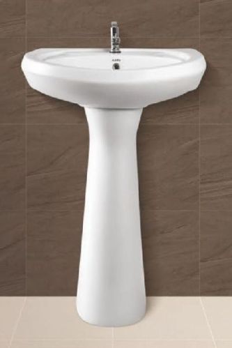 Repose Plain Pedestal Wash Basin, Feature : Durable
