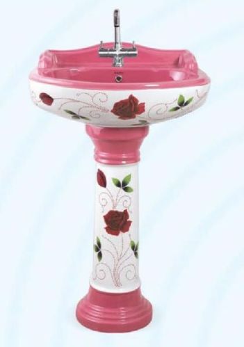 Serena Vitrosa Designer Pedestal Wash Basins, Feature : Durable