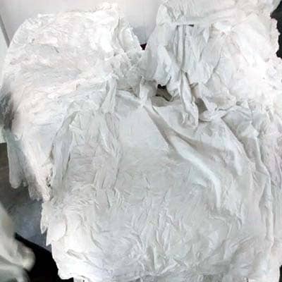 White Wiping Rags for Cleaning