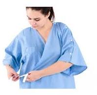 Cotton Fabric ICU Visitor Gown, Feature : Skin Friendly