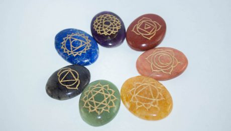 7 Chakra Colour Cabochons Stone