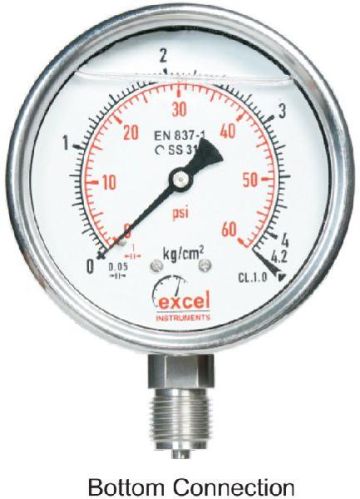 ESW Bourdon Type Pressure Gauges, Operating Temperature : - 25°C To + 65°C