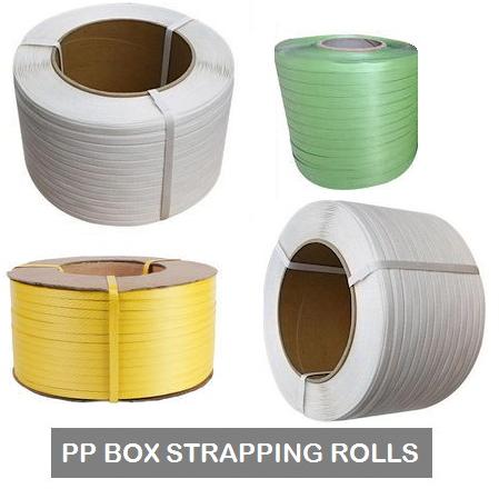 Plain PP Box Strapping Rolls, Feature : Waterproof