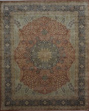 Silk Pile Hand Knotted Rugs, For Door, Floor, Kitchen, Home, Hotel, Prayer, Feature : Anti-Slip