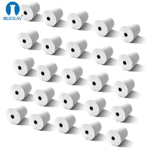 Rudkav Billing Machine Thermal Paper Roll With 55 GSM (79 Mm X 40 Meter) Pack Of 40