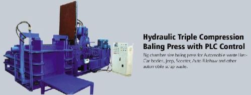 Triple Compression Baling Press