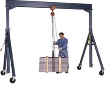 SELF ERECTING PORTABLE GANTRY CRANE