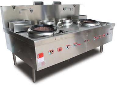 Stainless Steel Chinese Cooking Range