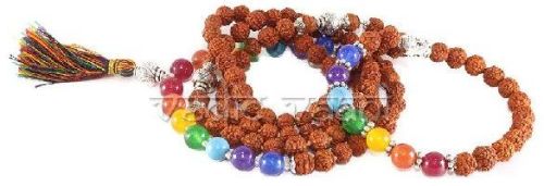 Chakra Healing Rudraksha Mala