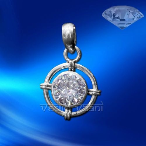 White Zircon Locket