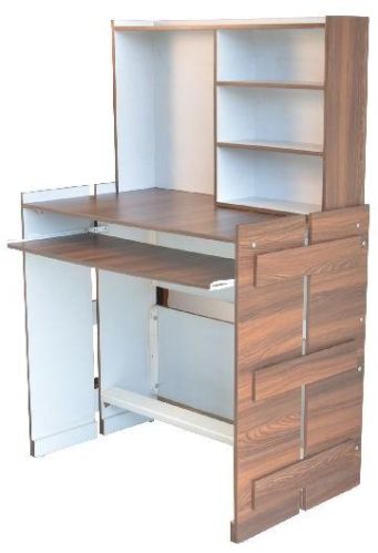 Laminated Study Table With Book Shelf