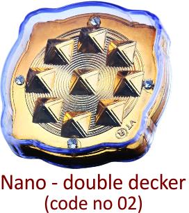 Metal Nano Double Decker Yantra, Color : Multi Color