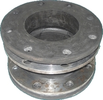 Rubber Expansion Joint With MS Backing Flange