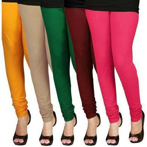 Plain Cotton Lycra Ladies Leggings, Size : M, XL