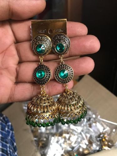 Brass Earring, Style : Antique