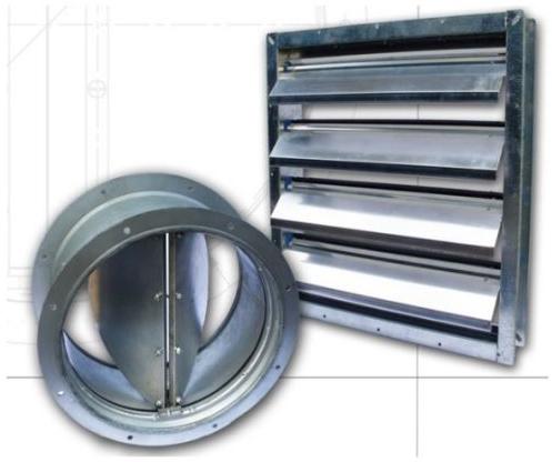 Galvanized Iron Non Return Damper