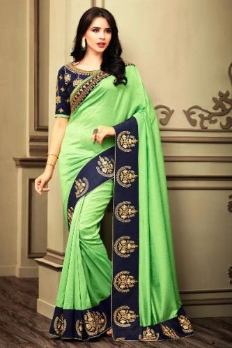 Georgette Printed Designer Saree, Technics : Woven