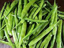 Organic Fresh Whole Cluster Beans, Color : Green