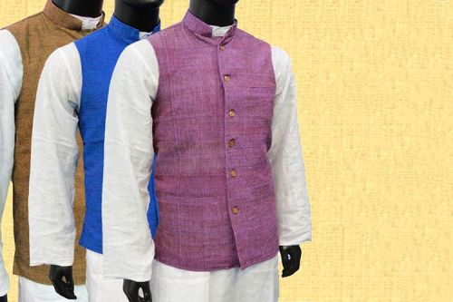 Mens Khadi Woolen Nehru Jacket, Occasion : Casual Wear