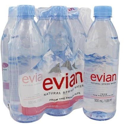 500ML Evian Natural Mineral Water