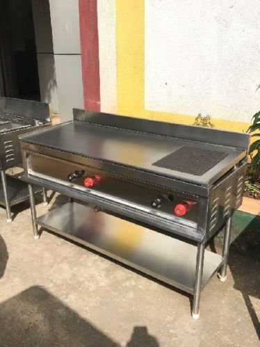 Stainless Steel Chapati Puffer Plate, For Commercial, Shape : Rectangular