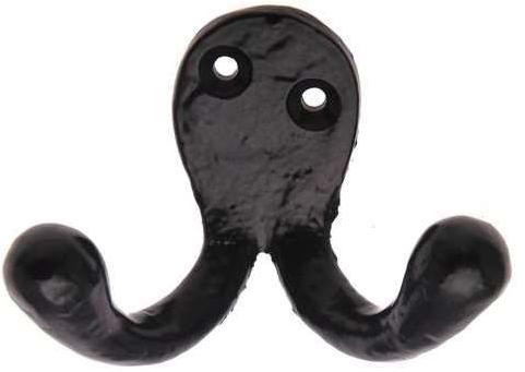Metal Wardrobe Hooks, Color : Black