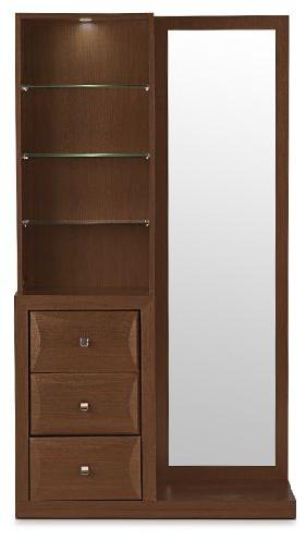 Kaira Polished Wood Dressing Table, Feature : Shelves Storage Compartment