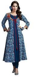 Printed Cotton Ladies Kurti, Size : M, XL, XXL