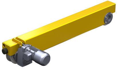 Metal End Carriage, For Industrial, Color : Yellow