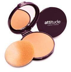 Attitude Compact Powder, For Face, Color : Brown