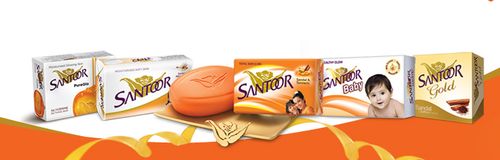 Santoor Soap, Form : Solid