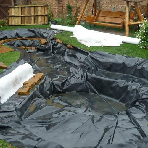 EVA Garden Pond Liner, Color : Black